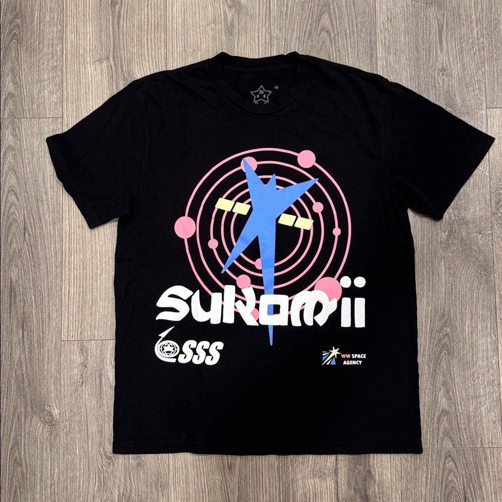 Sukamii SPACE AGENCY Black T-shirt Men’s Size Extra Large